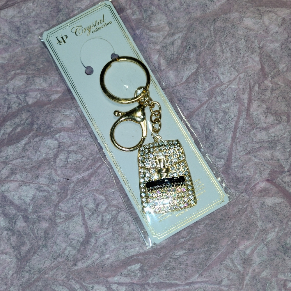 Gold Purse Keychain - Picture 2 of 3
